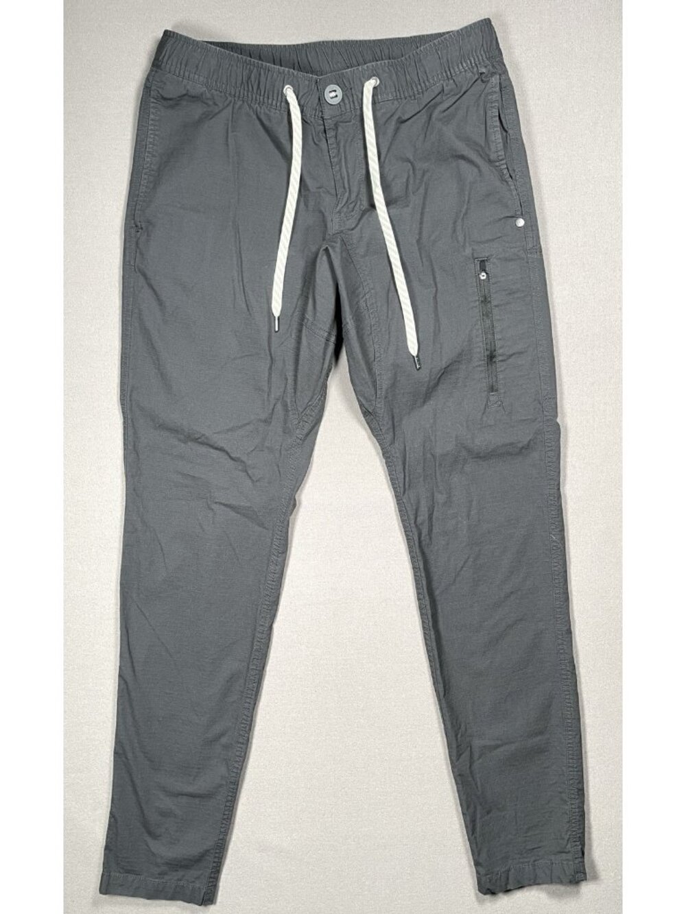 Vuori Ripstop Climber Outdoor Charcoal Gray Elastic Pants - Men Size Small